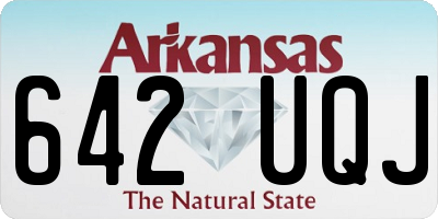 AR license plate 642UQJ