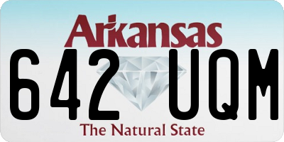 AR license plate 642UQM