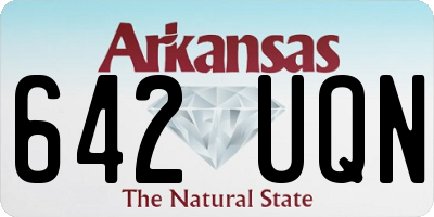 AR license plate 642UQN