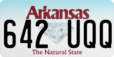 AR license plate 642UQQ