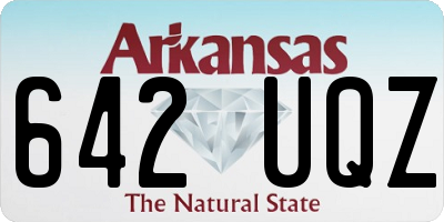AR license plate 642UQZ
