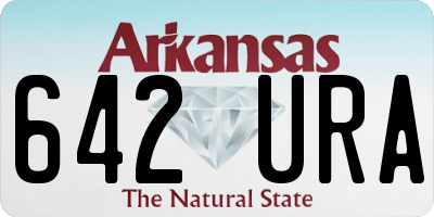 AR license plate 642URA