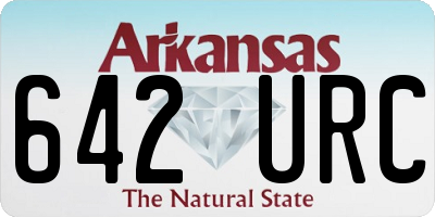 AR license plate 642URC
