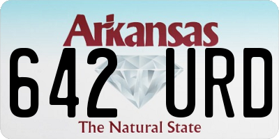 AR license plate 642URD