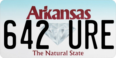 AR license plate 642URE