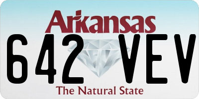 AR license plate 642VEV