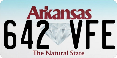 AR license plate 642VFE