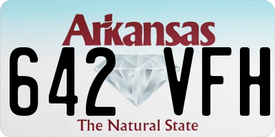 AR license plate 642VFH