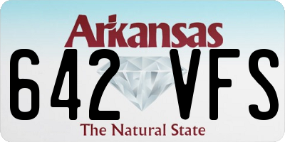 AR license plate 642VFS
