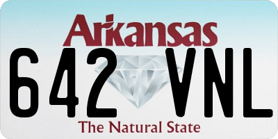 AR license plate 642VNL