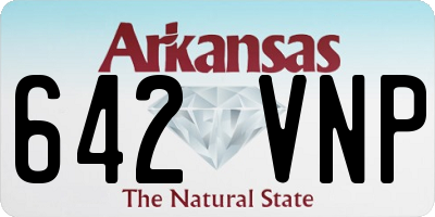 AR license plate 642VNP