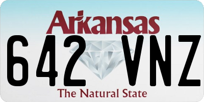 AR license plate 642VNZ
