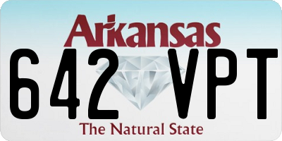 AR license plate 642VPT