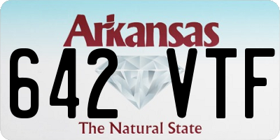 AR license plate 642VTF