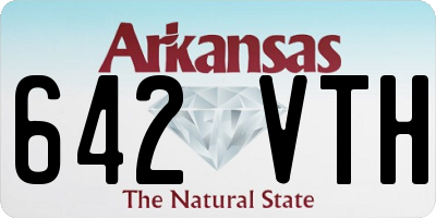 AR license plate 642VTH