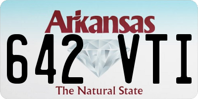 AR license plate 642VTI