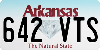 AR license plate 642VTS