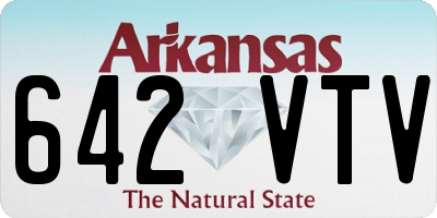 AR license plate 642VTV