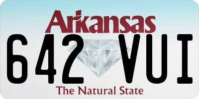 AR license plate 642VUI
