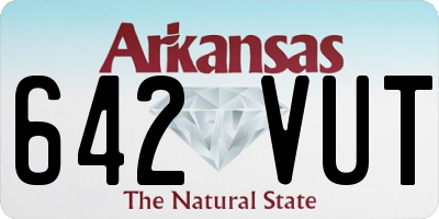 AR license plate 642VUT