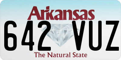 AR license plate 642VUZ