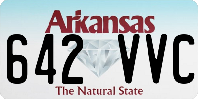 AR license plate 642VVC