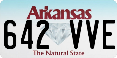 AR license plate 642VVE