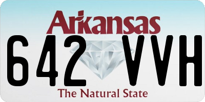 AR license plate 642VVH