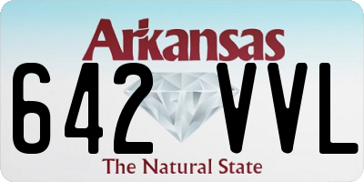 AR license plate 642VVL