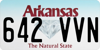 AR license plate 642VVN