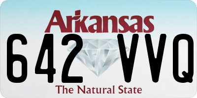 AR license plate 642VVQ