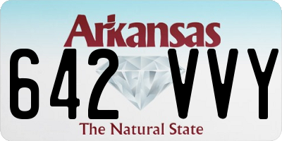 AR license plate 642VVY