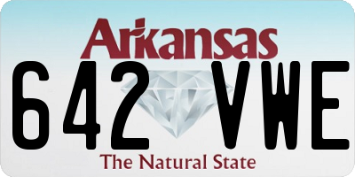 AR license plate 642VWE