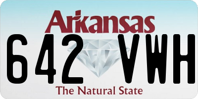 AR license plate 642VWH