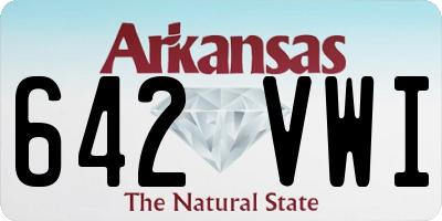 AR license plate 642VWI