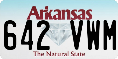 AR license plate 642VWM