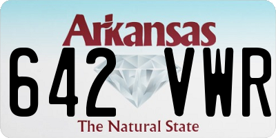 AR license plate 642VWR