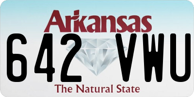 AR license plate 642VWU