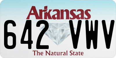AR license plate 642VWV
