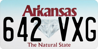 AR license plate 642VXG