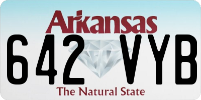 AR license plate 642VYB