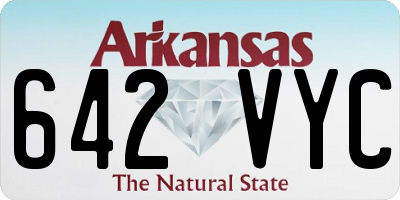 AR license plate 642VYC