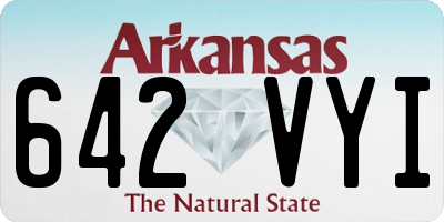 AR license plate 642VYI