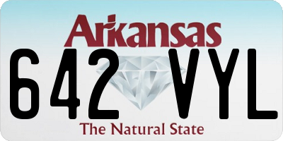 AR license plate 642VYL