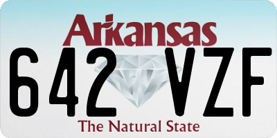 AR license plate 642VZF