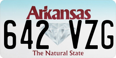 AR license plate 642VZG