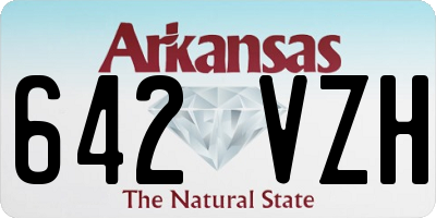 AR license plate 642VZH