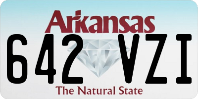 AR license plate 642VZI
