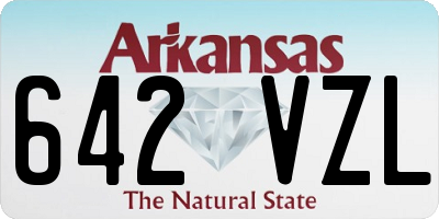 AR license plate 642VZL