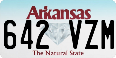 AR license plate 642VZM